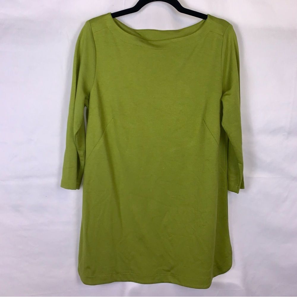 J. Jill Ponte Olive Green Dress